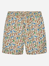 Herren-Badeshorts aus leichtem Stoff Lighting Micro Fantasy mit Meerjungfrauen-Print