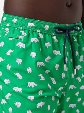 Herren-Badeshorts aus leichtem Stoff Lighting Micro Fantasy mit Padel-Aufdruck
