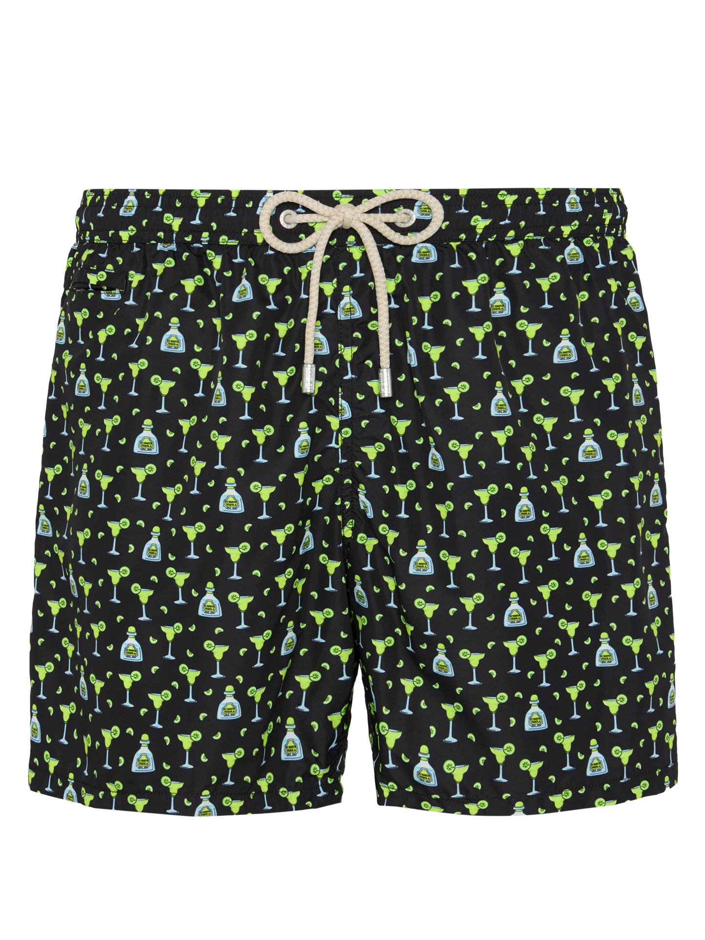 Lightweight fabric swim shorts Lighting with margarita print - MC2 Saint Barth