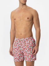 Herren-Badeshorts mit Krabben-Print