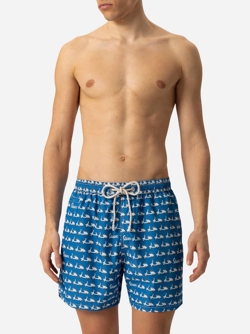 Lightweight fabric swim shorts Lighting with Vespa print | VESPA SPECIAL EDITION