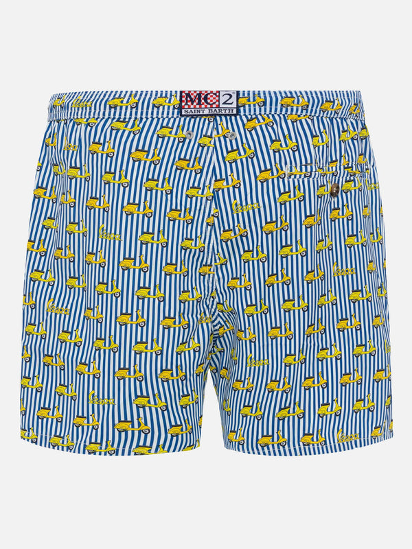 Lightweight fabric swim shorts Lighting with Vespa print | VESPA SPECIAL EDITION