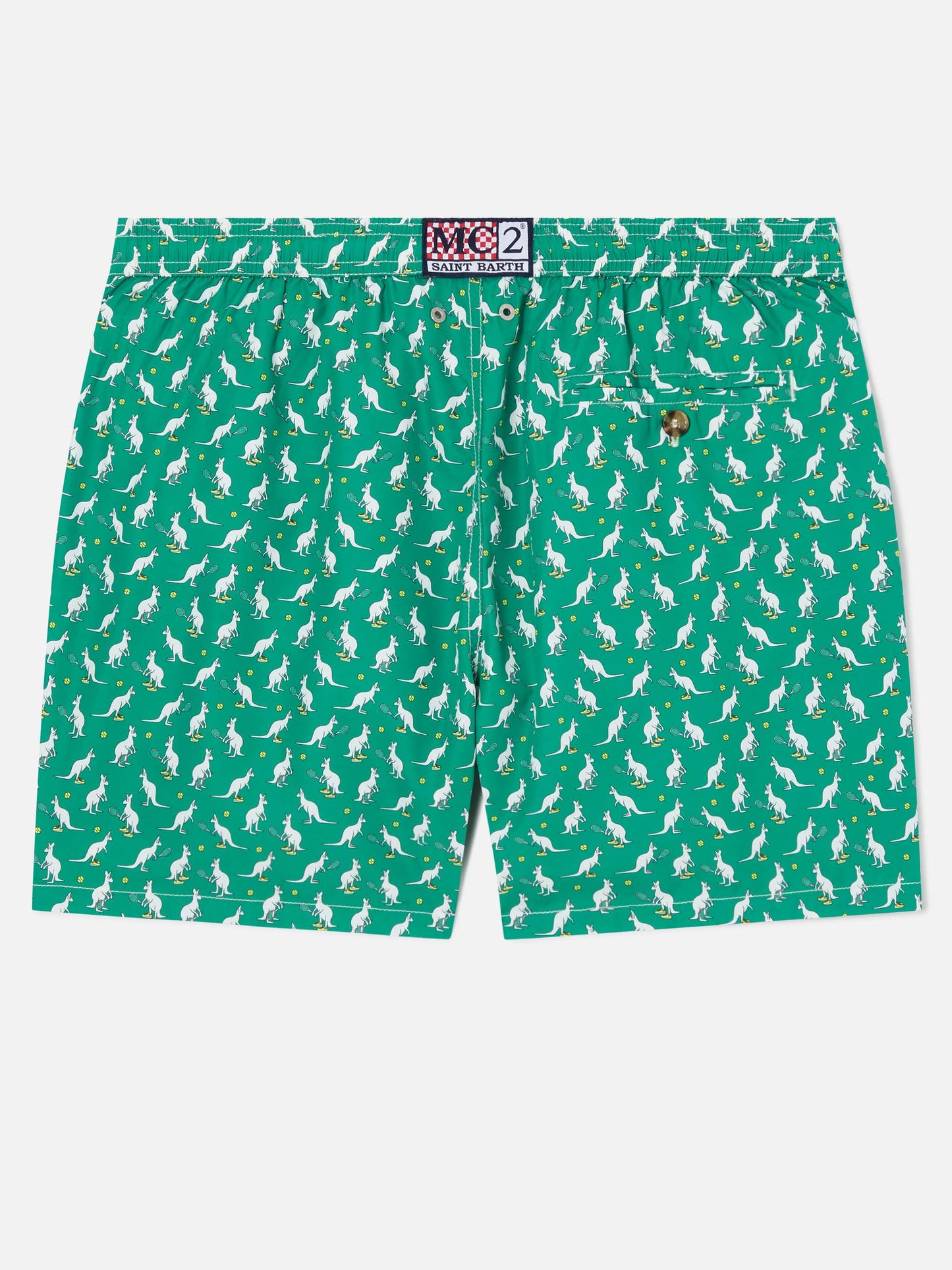 Lighting Micro Fantasy green Australian print swim shorts | Special Edition