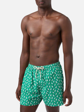 Lighting Micro Fantasy green Australian print swim shorts | Special Edition