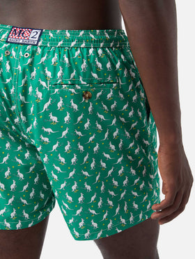 Lighting Micro Fantasy green Australian print swim shorts | Special Edition