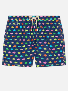 Herren-Badeshorts aus leichtem Stoff Lighting Micro Fantasy mit Clownfisch-Aufdruck