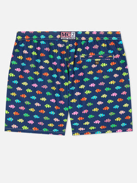 Herren-Badeshorts aus leichtem Stoff Lighting Micro Fantasy mit Clownfisch-Aufdruck
