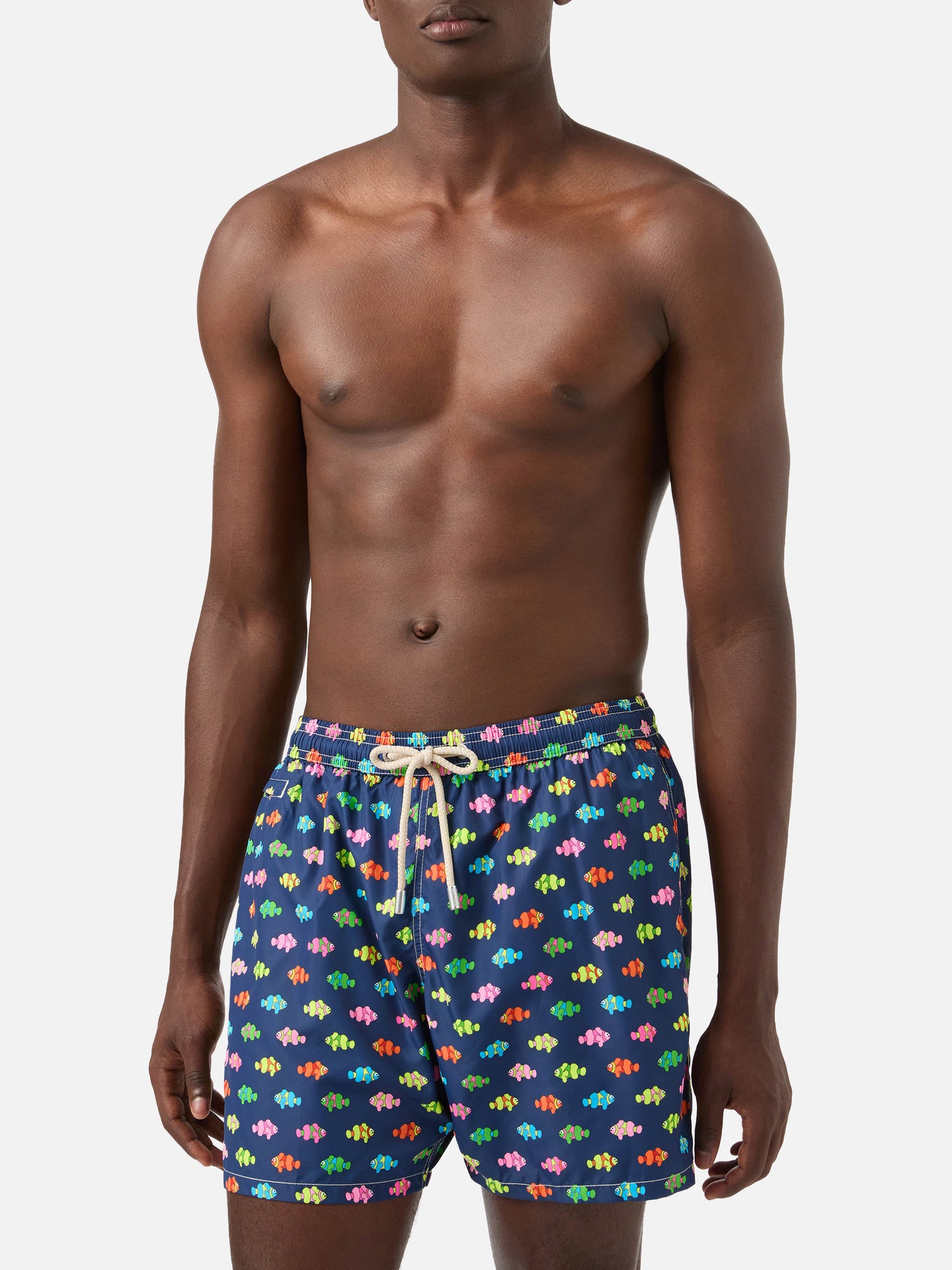 Herren-Badeshorts aus leichtem Stoff Lighting Micro Fantasy mit Clownfisch-Aufdruck