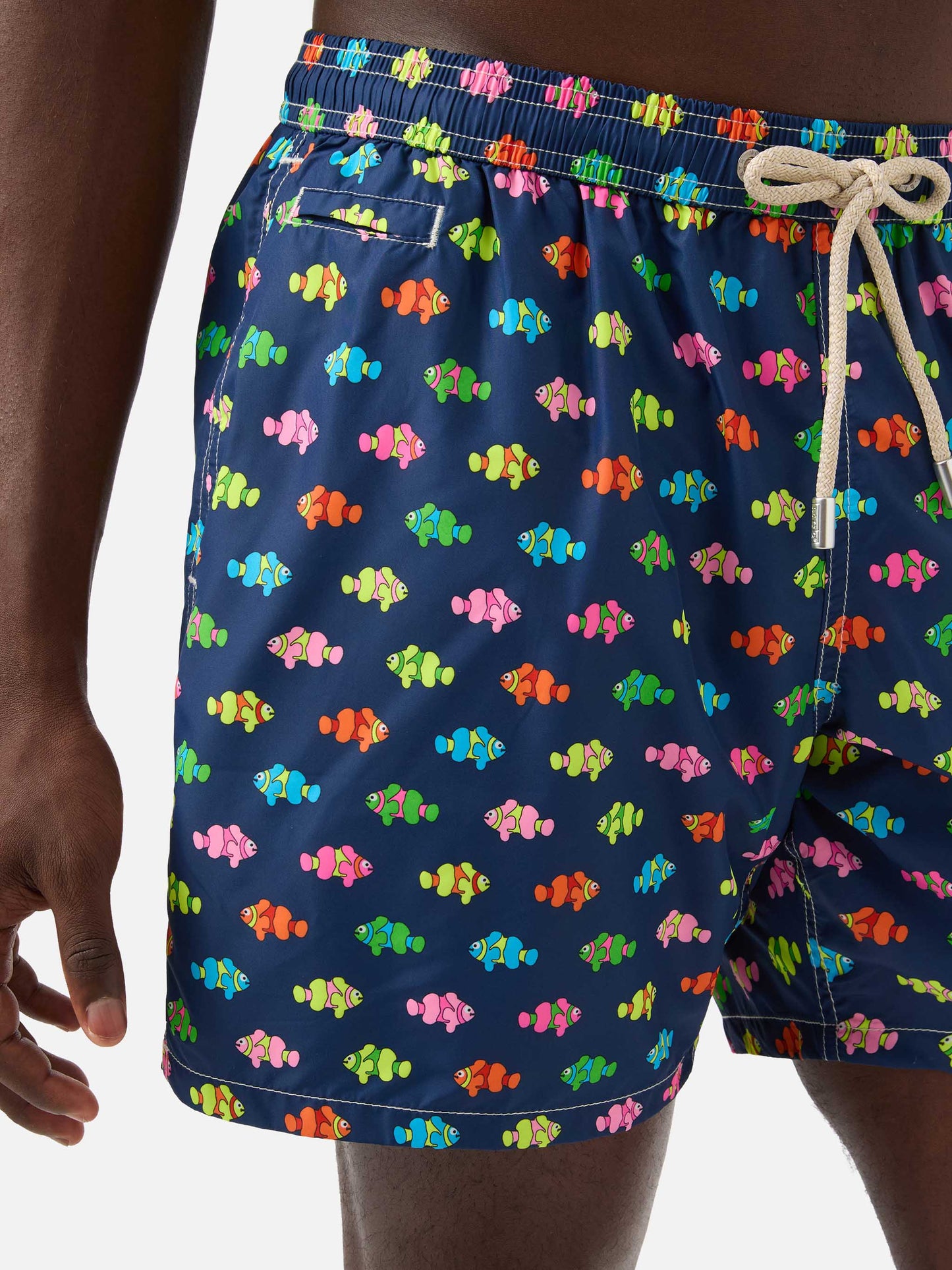 Herren-Badeshorts aus leichtem Stoff Lighting Micro Fantasy mit Clownfisch-Aufdruck