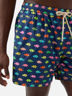 Herren-Badeshorts aus leichtem Stoff Lighting Micro Fantasy mit Clownfisch-Aufdruck