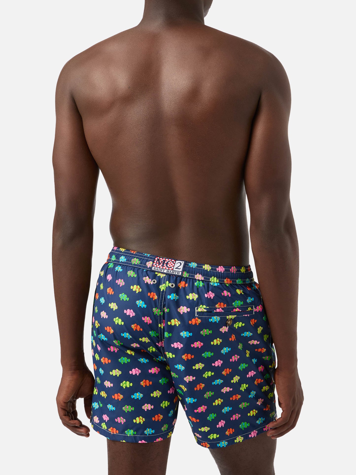 Herren-Badeshorts aus leichtem Stoff Lighting Micro Fantasy mit Clownfisch-Aufdruck