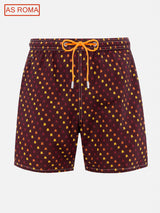 Badeshorts für Herren aus leichtem Stoff Lighting Micro Fantasy mit Roma-Aufdruck | AS ROMA SPECIAL EDITION