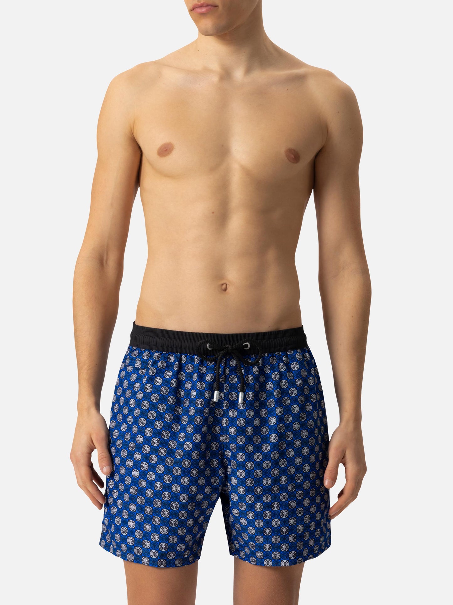 Lightweight fabric swim shorts Lighting with Inter print | INTER FC SPECIAL EDITION