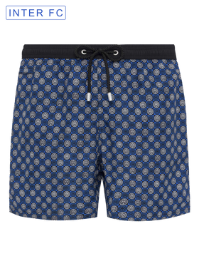Lightweight fabric swim shorts Lighting with Inter print | INTER FC SPECIAL EDITION