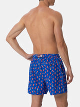 Man lightweight fabric swim-shorts Lighting Micro Fantasy with Coca Cola print | THE COCA COLA COMPANY SPECIAL EDITION