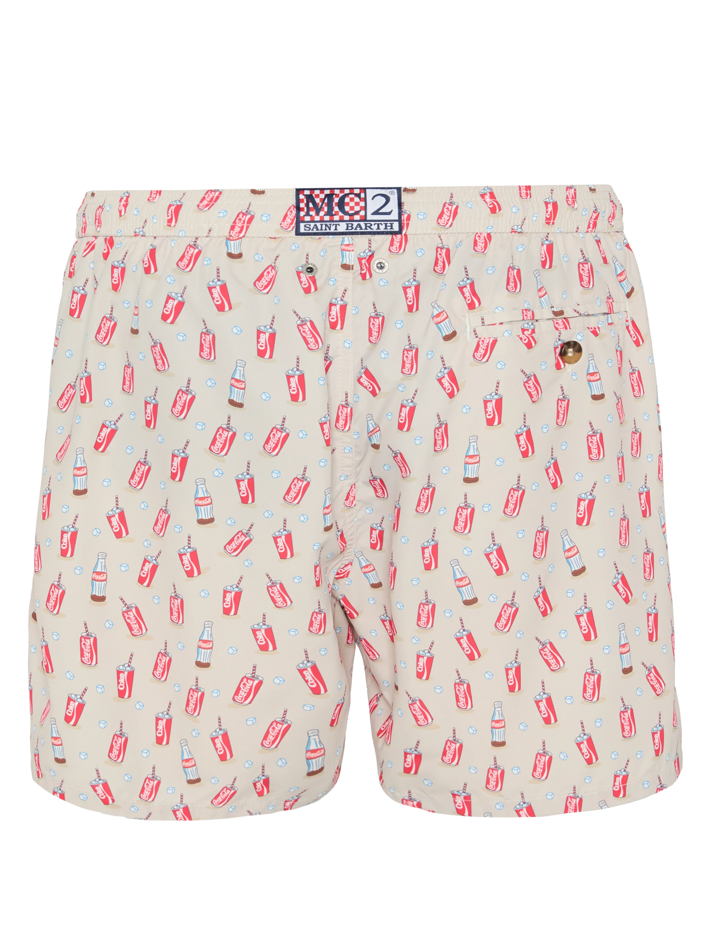 Lightweight fabric swim shorts Lighting with Inter print | COCA COLA SPECIAL EDITION