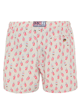 Lightweight fabric swim shorts Lighting with Inter print | COCA COLA SPECIAL EDITION