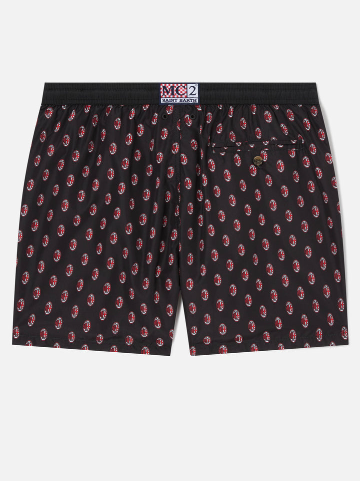 Lighting Micro Fantasy black Milan logo swim shorts | Special Edition