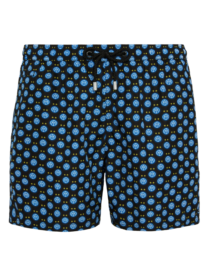 Lightweight fabric swim shorts Lighting with Inter print | INTER FC SPECIAL EDITION - MC2 Saint Barth