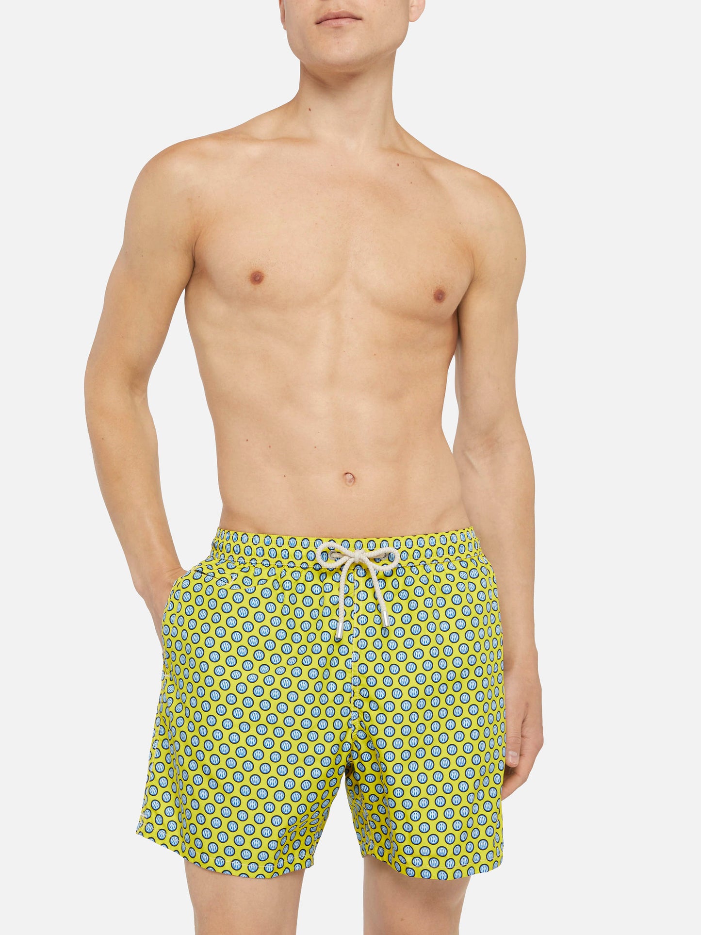 Lightweight fabric swim shorts Lighting with Inter print | INTER FC SPECIAL EDITION