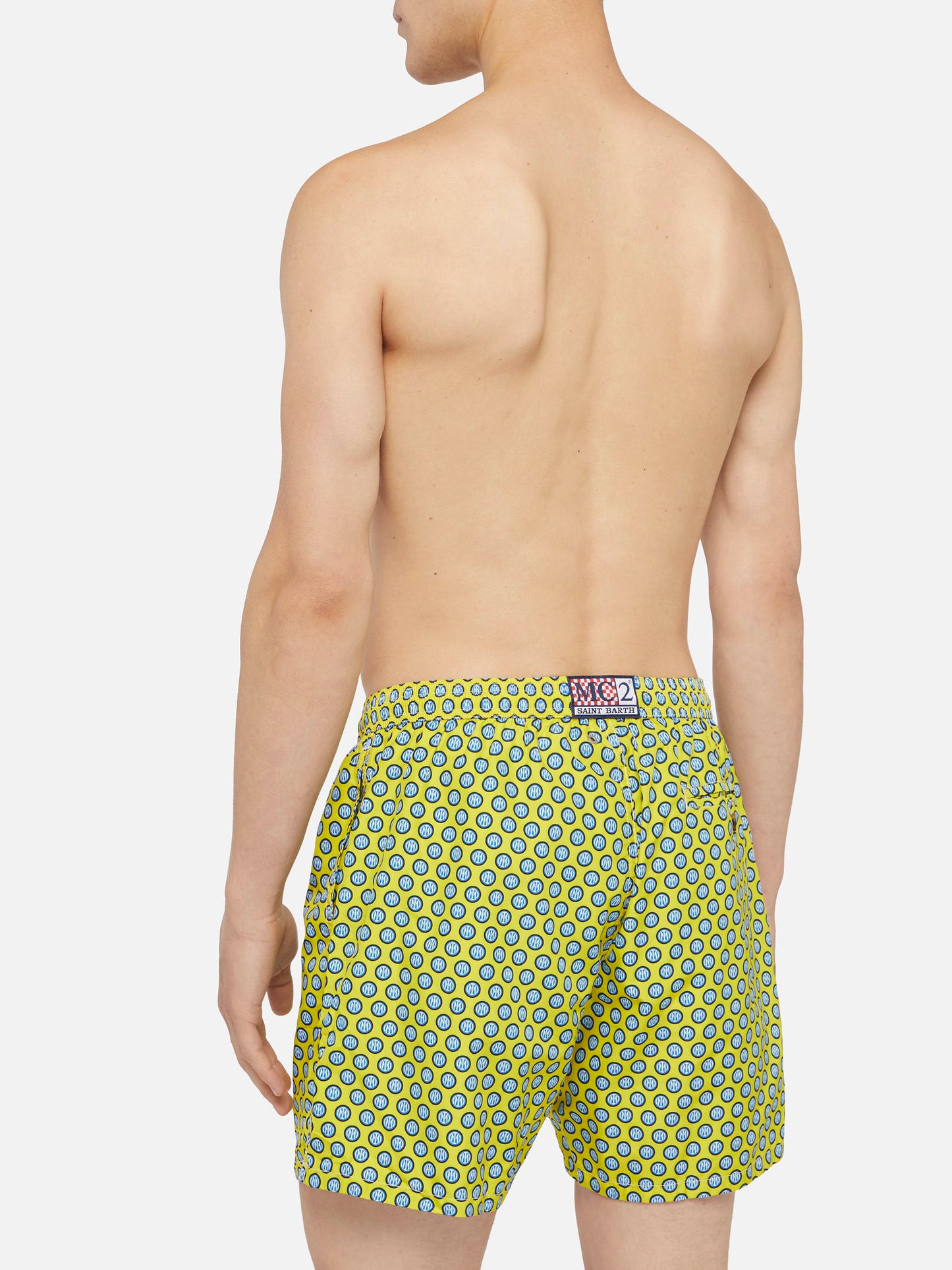 Lightweight fabric swim shorts Lighting with Inter print | INTER FC SPECIAL EDITION