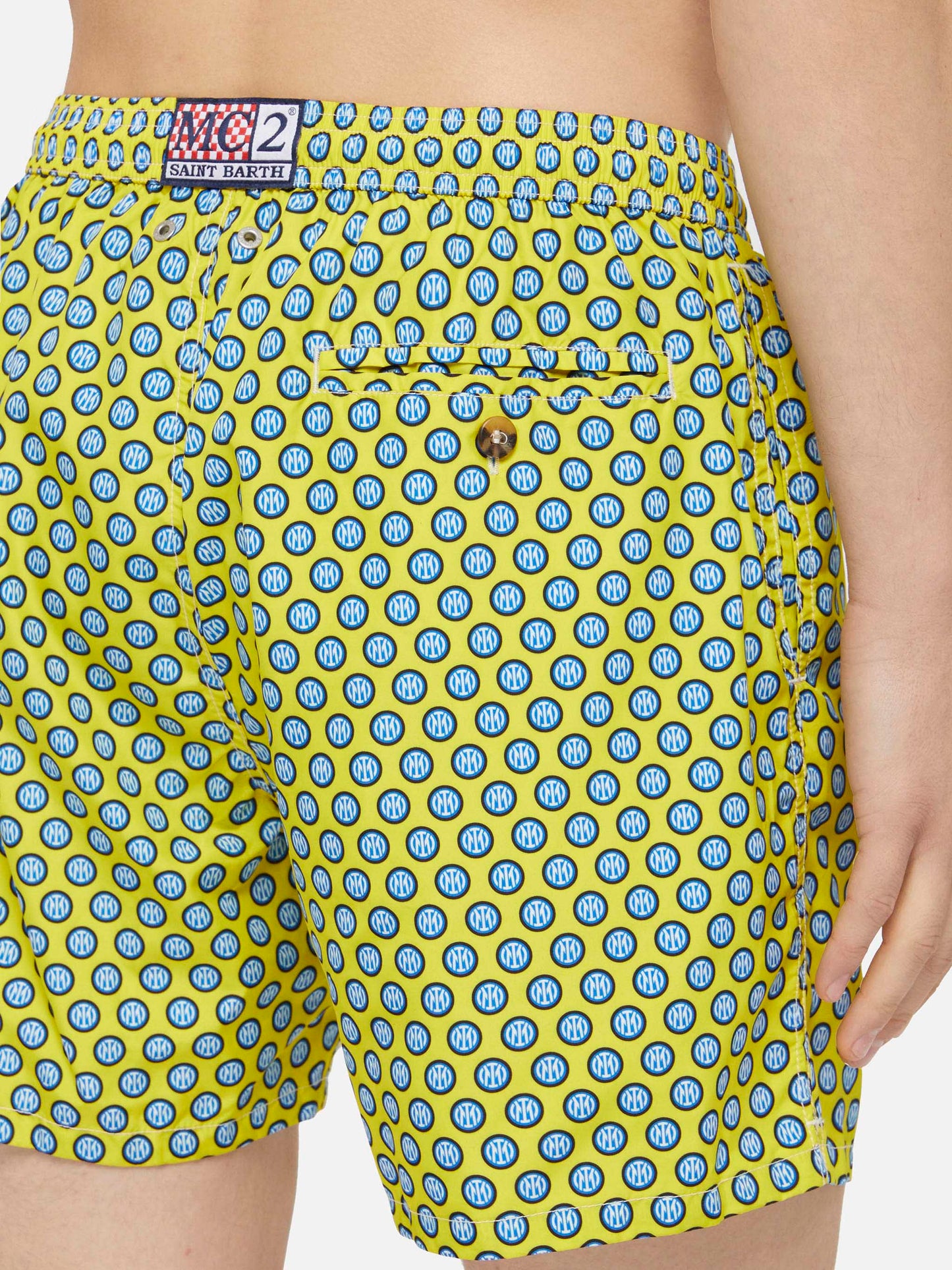 Lightweight fabric swim shorts Lighting with Inter print | INTER FC SPECIAL EDITION