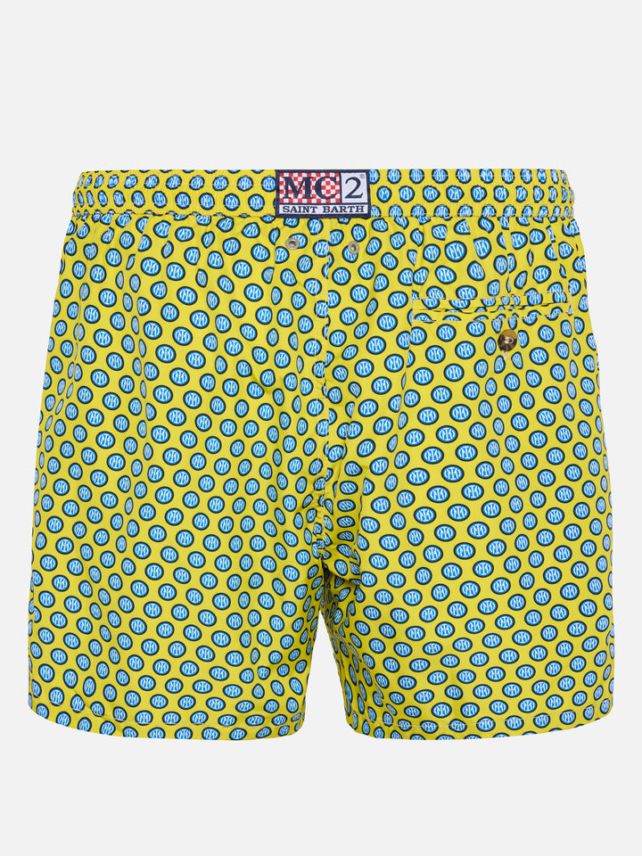 Lightweight fabric swim shorts Lighting with Inter print | INTER FC SPECIAL EDITION