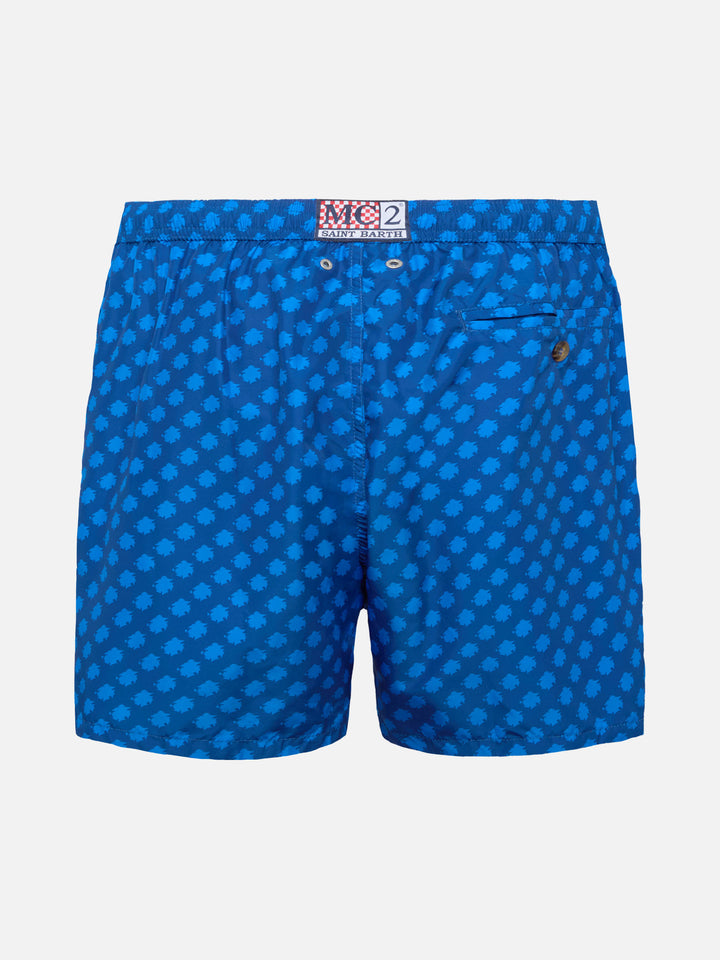 Leichte Badehose aus Lightning-Material mit Sampdoria-Print | UC SAMPDORIA SPECIAL EDITION