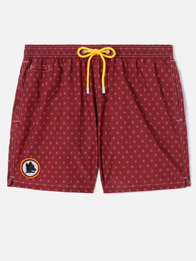 Red Lighting Micro swim shorts with AS Roma print | Special Edition