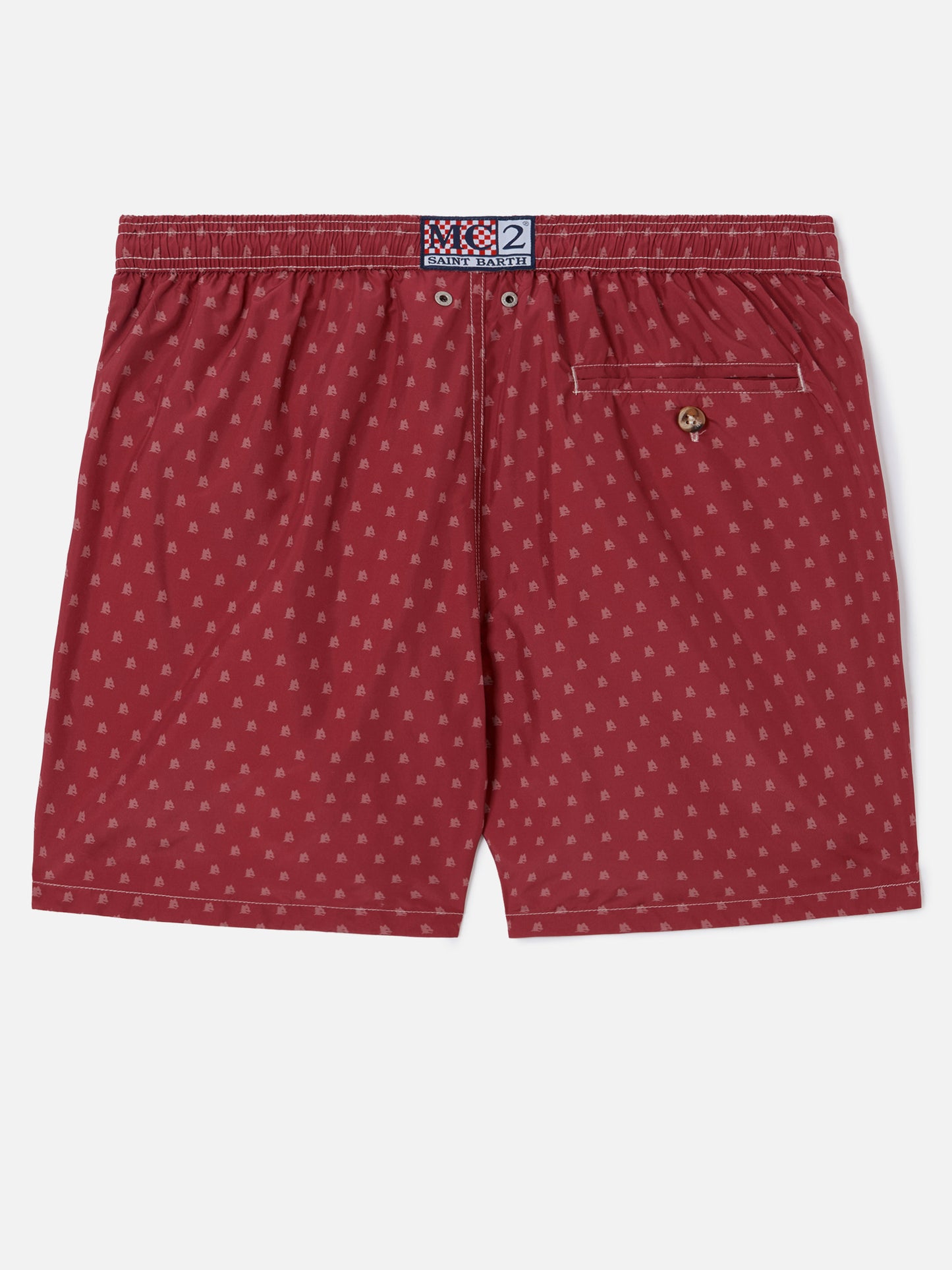 Red Lighting Micro swim shorts with AS Roma print | Special Edition