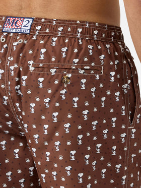 Costume mare Lighting Micro marrone con stampa Snoopy | Special Edition