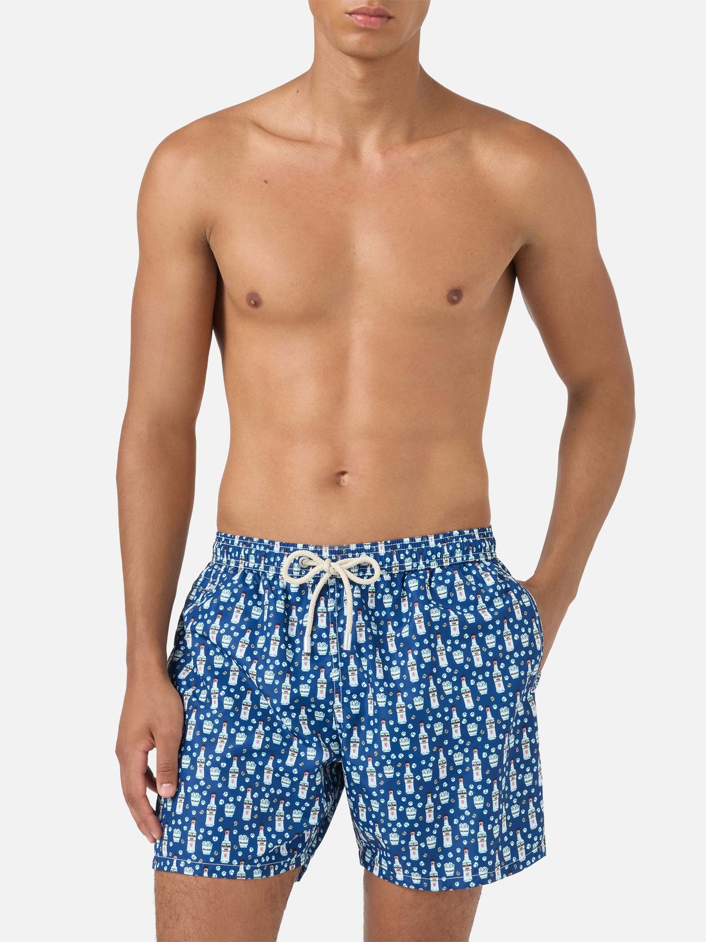 Badeshorts mit Lighting Micro Fantasy Sambuca Molinari-Print | Special Edition 