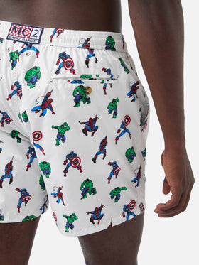 Lighting Micro Fantasy Marvel super heroes print swim shorts | Special Edition
