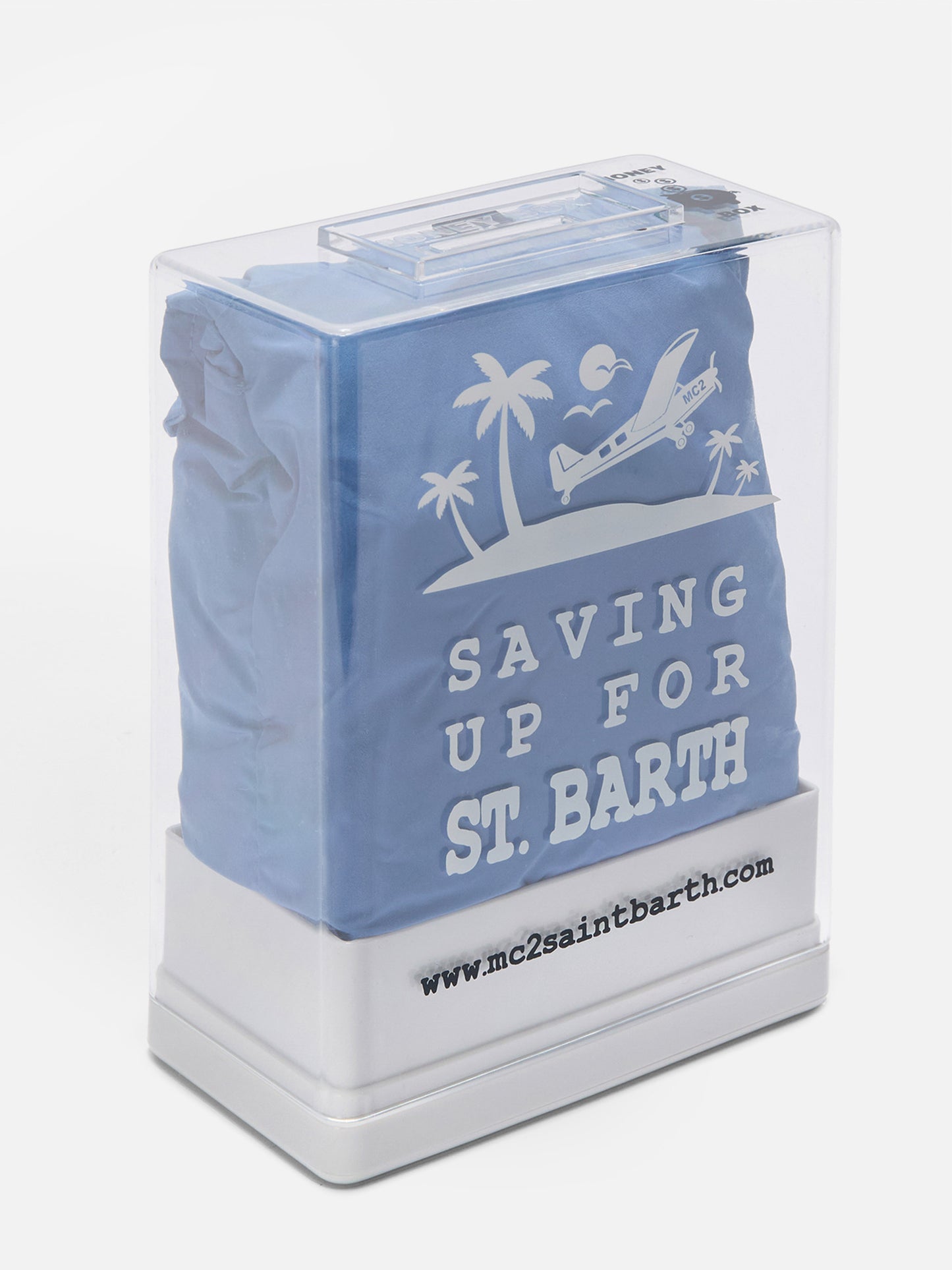 Lighting Pantone swim shorts in solid light blue | Special Edition