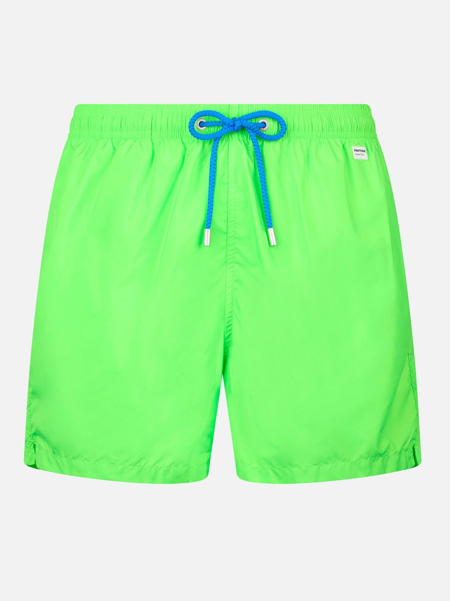 Badeshorts für Herren aus leichtem Stoff in Neongrün Lighting Pantone | PANTONE® SPECIAL EDITION