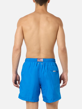 Costume da bagno da uomo in tessuto leggero bluette Lighting Pantone | EDIZIONE SPECIALE PANTONE