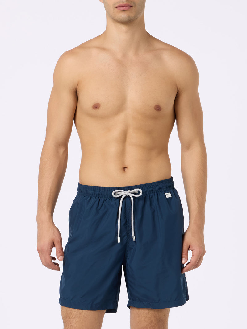 Marineblaue Badeshorts aus leichtem Stoff für Herren Lighting Pantone | PANTONE SPECIAL EDITION