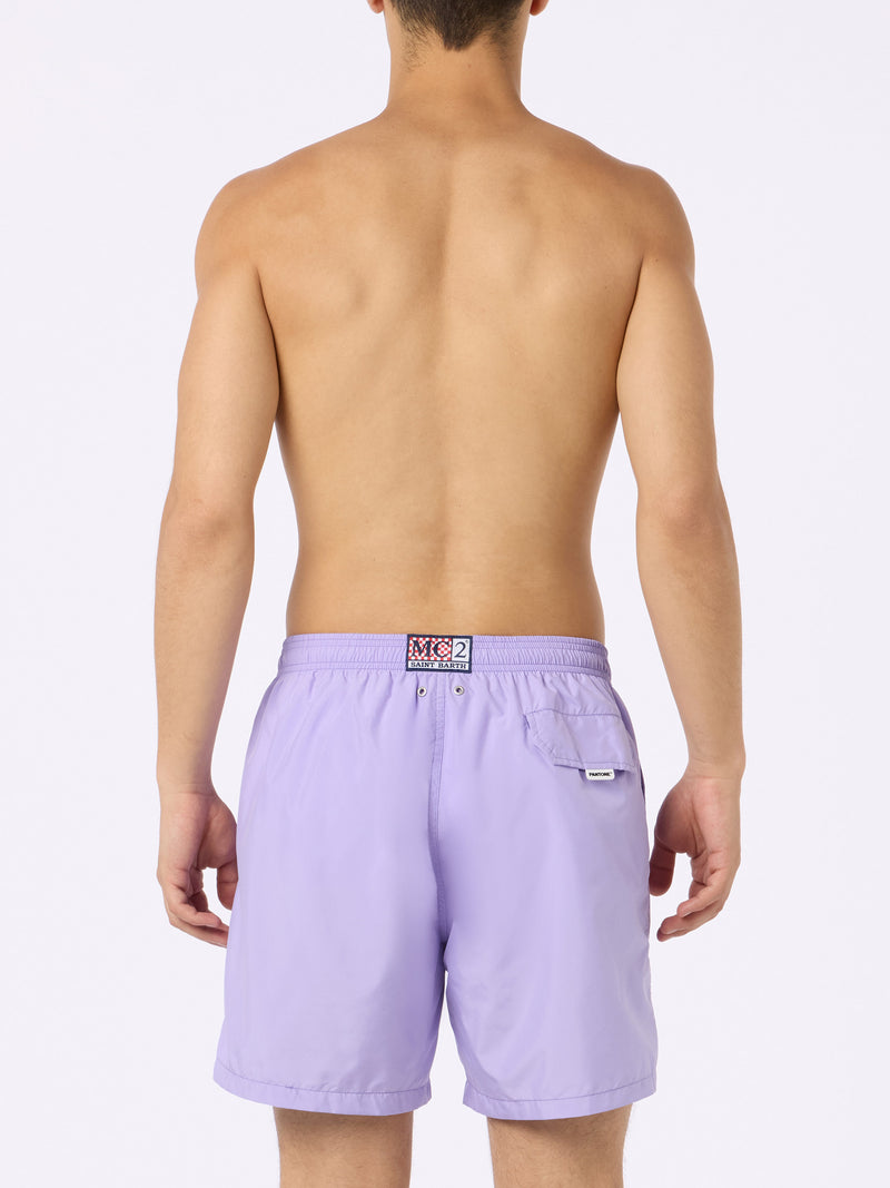 Herren-Badeshorts aus leichtem Stoff in Lila Lighting Pantone | PANTONE-SONDERAUSGABE