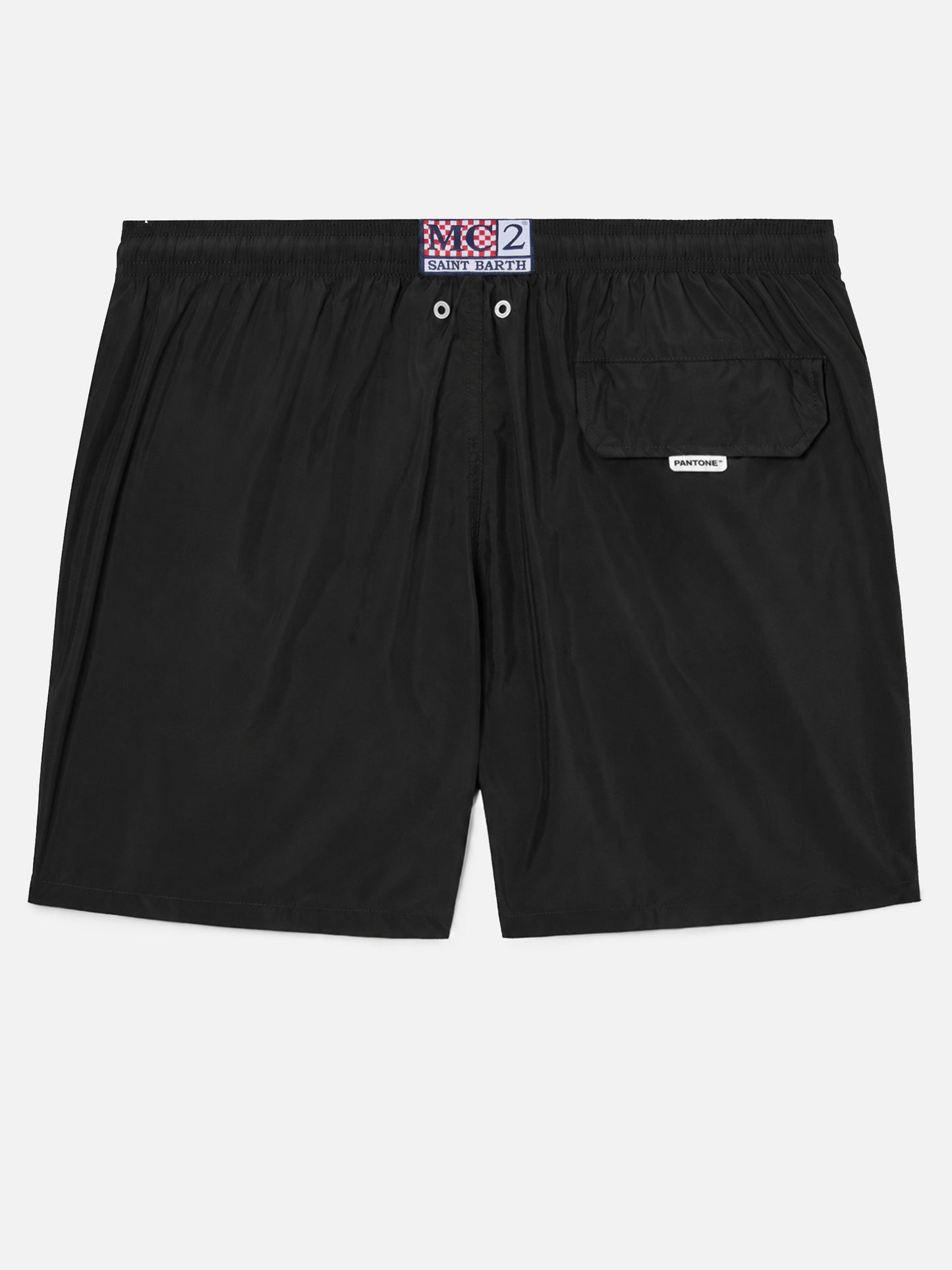 Short de bain noir en tissu léger Lighting Pantone | PANTONE® SPECIAL EDITION 