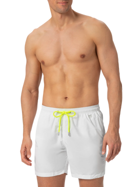 Lightweight fabric white swim shorts Lighting Pantone | PANTONE® SPECIAL EDITION