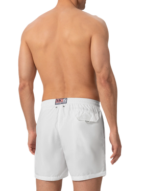 Lightweight fabric white swim shorts Lighting Pantone | PANTONE® SPECIAL EDITION