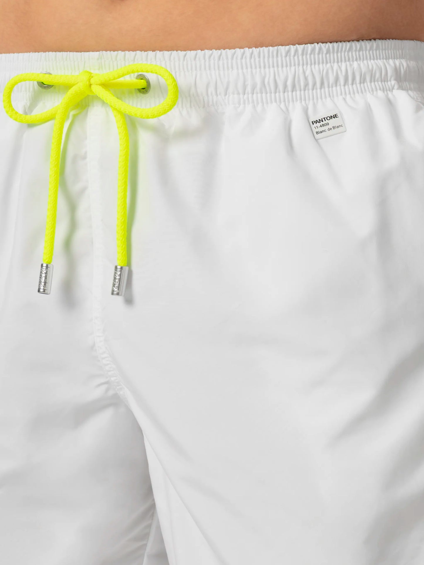 Lightweight fabric white swim shorts Lighting Pantone | PANTONE® SPECIAL EDITION