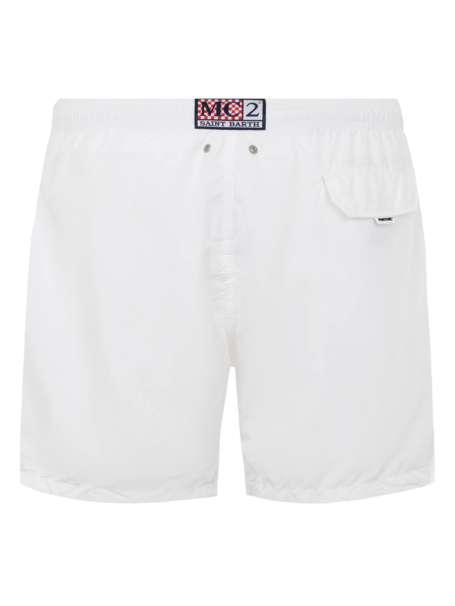 Lightweight fabric white swim shorts Lighting Pantone | PANTONE® SPECIAL EDITION