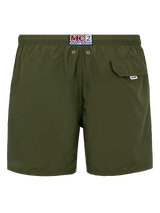Lightweight fabric military green swim shorts Lighting Pantone | PANTONE® SPECIAL EDITION