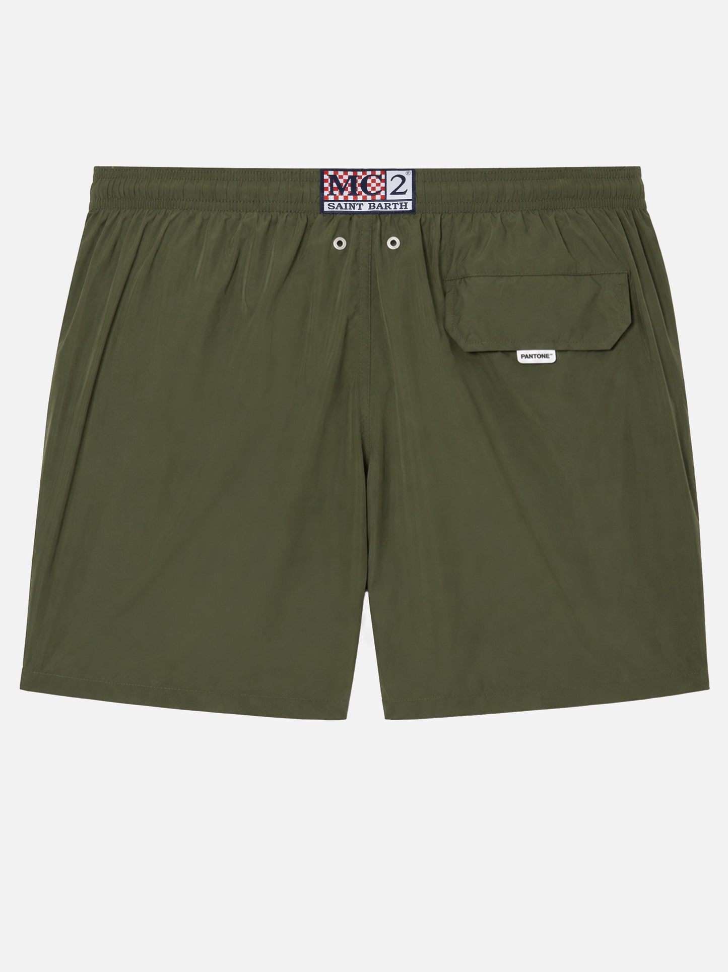 Costume mare Lighting Pantone in tessuto leggero verde militare | PANTONE® SPECIAL EDITION