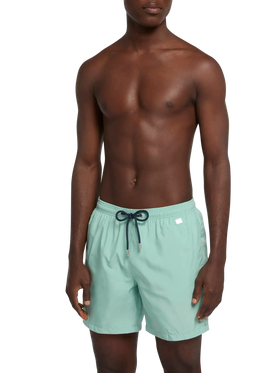 Badeshorts aus leichtem Stoff in Salbeigrün Lighting Pantone | PANTONE® SPECIAL EDITION