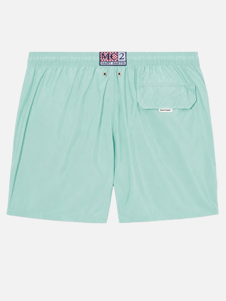 Short de bain Lighting Pantone aqua green | Special Edition 
