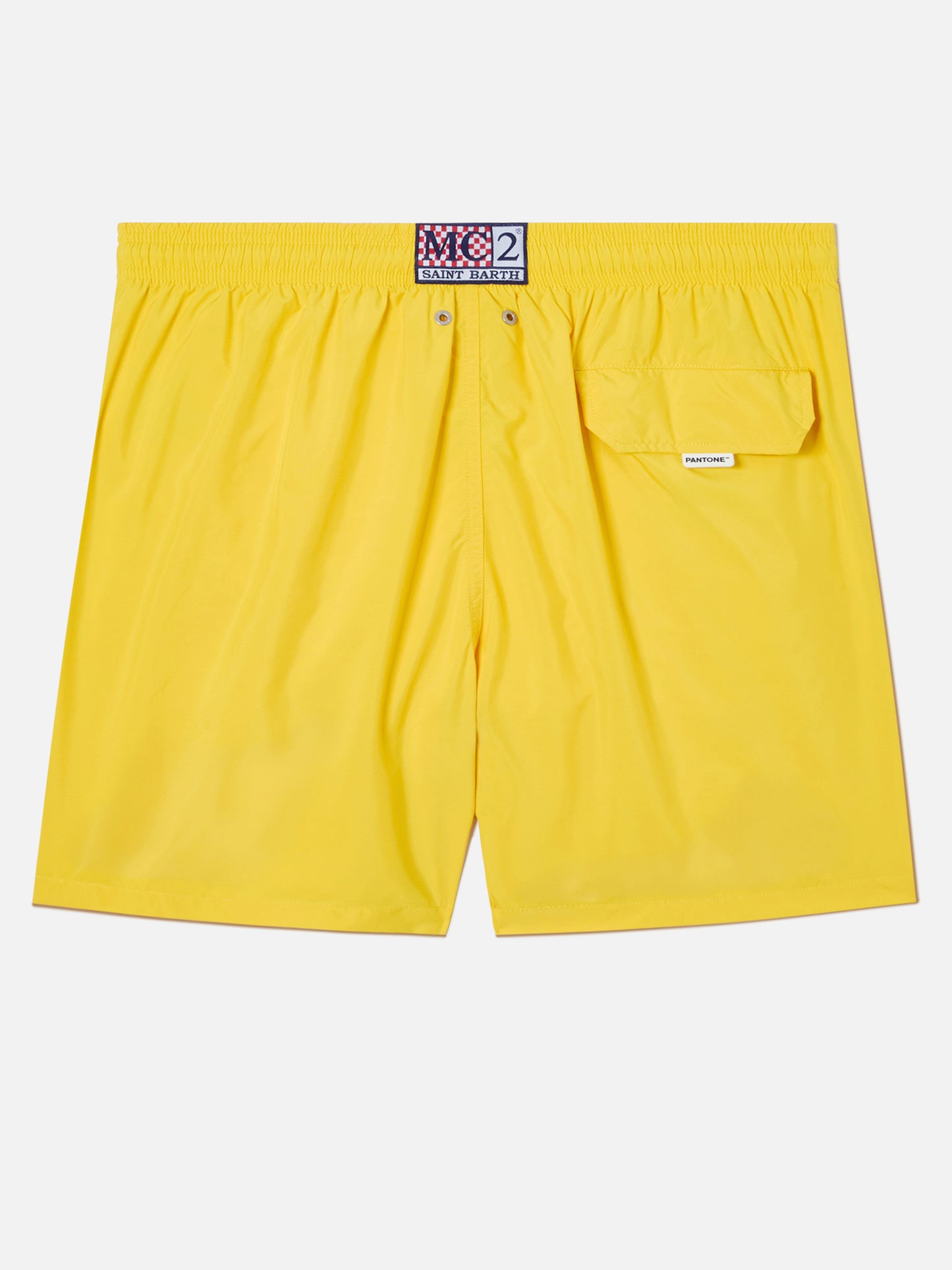 Lighting Pantone swim shorts in solid yellow | Special Edition