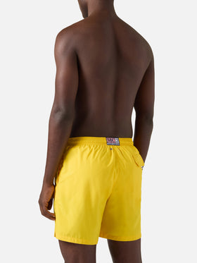 Lighting Pantone swim shorts in solid yellow | Special Edition