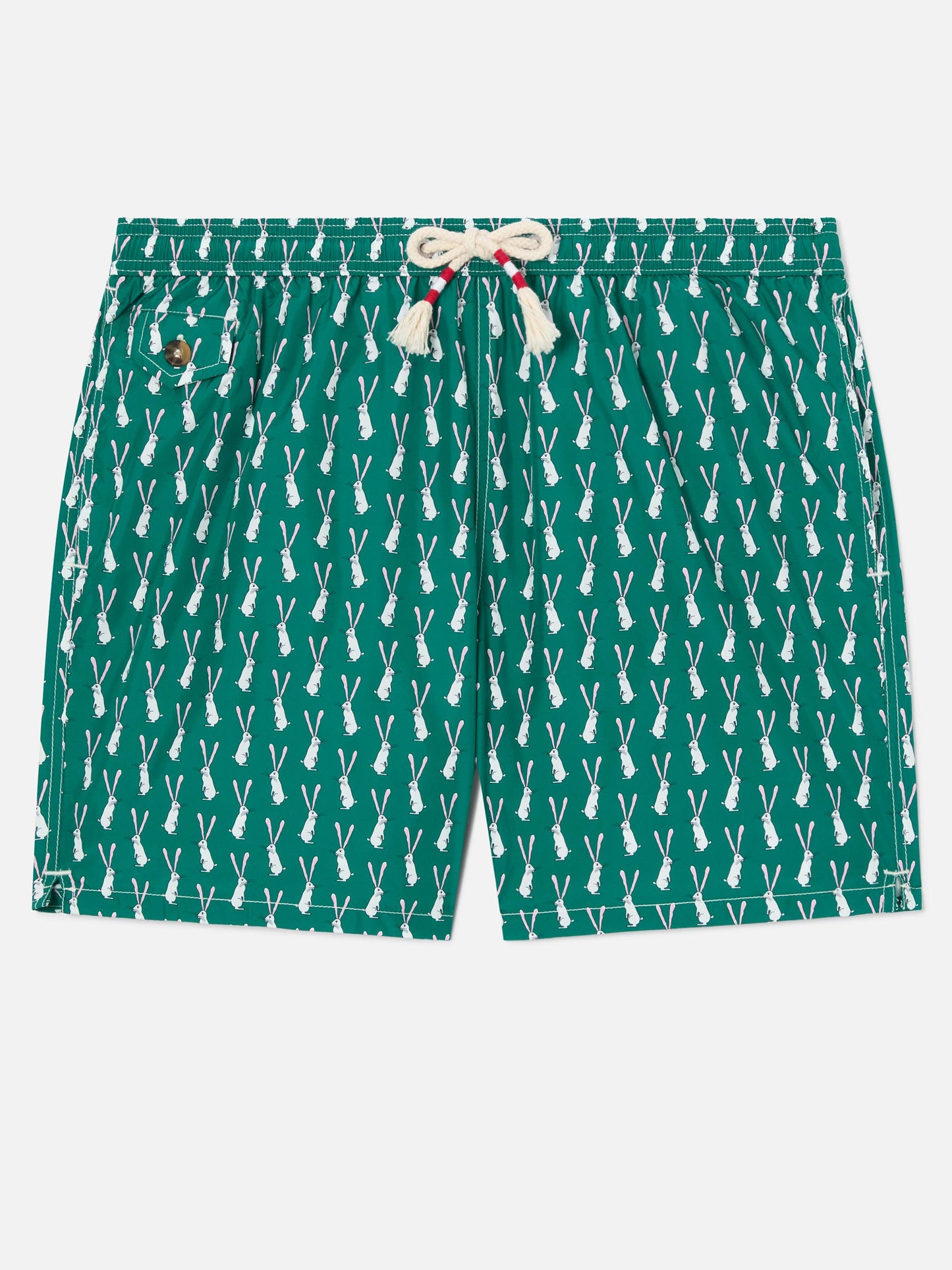 Badeshorts für Herren aus leichtem Stoff Lighting 70 mit Kaninchen-Print